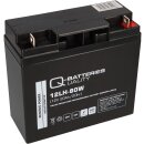 Q-Batteries 12LH-80W 12V 20Ah Blei-Vlies-Akku AGM VRLA...