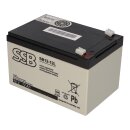 ssb lead battery sb12-12l 12v 12Ah 6,3mm Faston with VdS