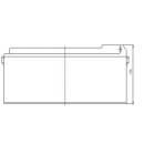 Q-Batteries 12LFT-105 12 V 108 Ah AGM Frontterminal-Akku...
