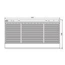 Q-Batteries 12LFT-150 12 V 150 Ah AGM Frontterminal-Akku Frontterminal