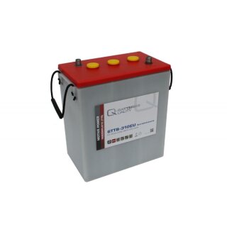 Q-Batteries 6TTB-310EU 6V 310Ah (C20) geschlossene Blockbatterie Röhrchenplatte