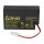 Kung Long wp 0.8-12 12v 0,8Ah amp plug agm lead battery