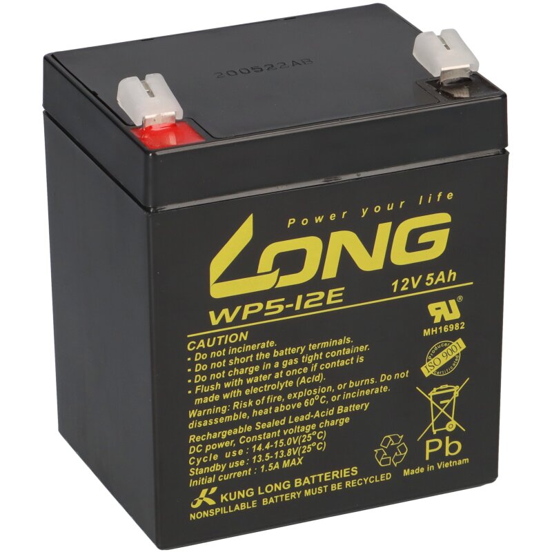 Kong Long Bleiakku AGM 12V 5Ah WP5-12E zyklenfest kaufen
