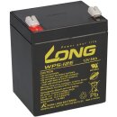 Kung Long Akku 12V 5Ah WP5-12E zyklenfest AGM Power Blei Gel