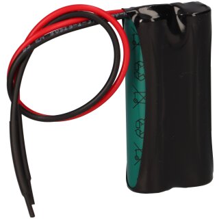 Battery pack 2.4v 4.0 Ah series open cable strand 30cm f21nimh4000