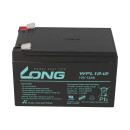 Kung Long Akku 12V 12Ah Pb Batterie Bleigel WPL12-12 Longlife