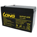 Kung Long Akku 12V 12Ah Pb Batterie Bleigel WP12-12E zyklenfest AGM