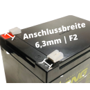 Kung Long Akku 12V 12Ah Pb Batterie Bleigel WP12-12E zyklenfest