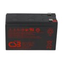 CSB Lead battery GP1272 f2 12v 7.2Ah agm 6.3mm faston