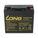 Kung Long WP22-12N 12V 22Ah Batterie AGM Blei Akku wartungsfrei zyklisch