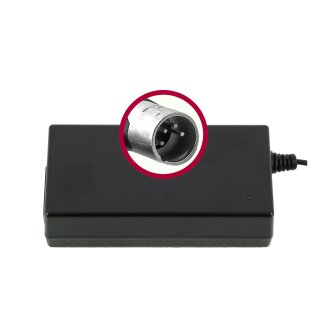 Ladegerät BMZ Li-Ion 42V 2A Stecker XLR 4polig