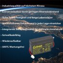 Kung Long WP0.8-12S 12V 0,8Ah AGM Bleiakku mit Stecker