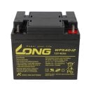 Kung long wps40-12 battery 12v 40Ah pb battery lead gel with vds