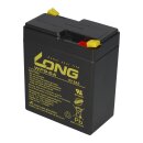 Kung Long WP9-6A 6V 9Ah AGM Bleiakku F1 4,8mm