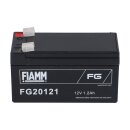 Fiamm Lead battery fg20121 Pb 12v / 1.2Ah Faston 4.8