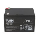 FIAMM FG21201 Standard AGM Bleiakku 12V 12Ah T1 / Faston 4,8 mm