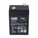 FIAMM FG10451 Standard AGM Bleiakku 6V 4,5Ah T1 / Faston 4,8 mm