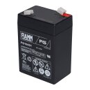 FIAMM FG10451 Standard AGM Bleiakku 6V 4,5Ah T1 / Faston 4,8 mm