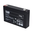 FIAMM FG10721 Standard AGM Bleiakku 6V 7,2Ah T1 / Faston 4,8 mm