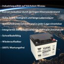 2x Yuasa REC50-12I zyklenfester AGM-Bleiakku je 12V 50Ah – M5-Innengewinde