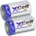 2x XCell Photobatterie CR2 Lithium 3V 850mAh CR15H CR15H270 CR17355 DLCR2 CR15H270