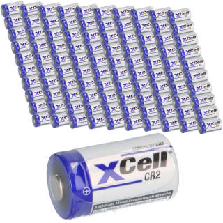 100x XCell Batterie CR2 Lithium 3V 850mAh CR15H CR15H270 CR17355 DLCR2 CR15H270