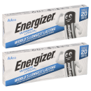 20x Energizer Ultimate Batterie Lithium LR06 1.5V AA Mignon L91