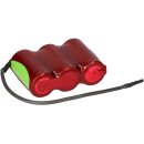Akku 3,6V 2500mAh Sub C NiMH F1x3 Notlicht Faston Kabel...