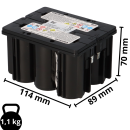EnerSys Hawker CYCLON 2.5-12 2x3, Artikel 0819-0020...