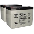 2x Yuasa Blei-Akku REC80-12I Pb 12V / 80Ah Zyklenfest, M6...