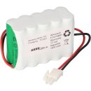 12V 1600mAh NiMH Akku passend Assa Abloy Besam Unislide...