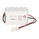 12V 1600mAh NiMH Akku passend Assa Abloy Besam Unislide...