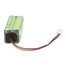 4,8V 600mAh AAA Ni-MH Mexcel Notleuchten Akkupack NS4/600AAAHT Kabel und Stecker