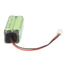 Notleuchten-Akku 4,8V 600mAh NiMH AAA / Micro Kabel + Stecker