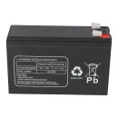 Multipower Lead acid battery mp1224h 12v 6Ah high current faston 6.3mm