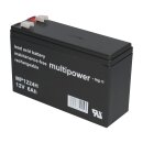 Multipower Blei-Akku MP1224H 12V 6Ah Hochstrom Faston 6,3mm