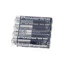 1,5V Panasonic AA Powerline Mignon Batterie LR6 4er Folie