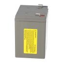 CSB HRL1225W High-Rate Long-Life AGM Bleiakku 12V 5,8Ah 25 W/Zelle bei 15 Min. T2 / Faston 6,3 mm