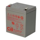 CSB HRL1225W High-Rate Long-Life AGM Bleiakku 12V 5,8Ah 25 W/Zelle bei 15 Min. T2 / Faston 6,3 mm