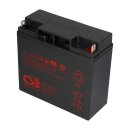 CSB agm lead battery GP12170 12v 17Ah - m5 flat terminal - m5 b/n