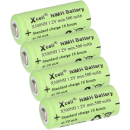 4x Akku Lady N X500NH ersetzt LR1, LR01, 4901, 4001, MX9100, 910A, E90 1,2V NI-MH 500mAh