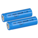 2x XCell ifr 14500 aa solar battery LiFePO4 3.2v 600mAh