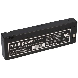 PB Akku Multipower MP1222A für Dräger Infinity - 12V 2Ah