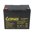 2x Kung Long U1-36NE AGM-Akkus 12V 36Ah (24V) – für Lecson HS-320 bis HS-686