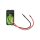 Notleuchten-Akku 4,8V 1800mAh NiMH F2x2 AA / Mignon