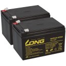 Replacement battery for Alber E-Fix, Max-E, V-Max and Quix 2x Kung Long 12v 14Ah Cycle Resistant