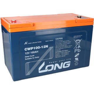 Kung Long Akku 12V 100Ah AGM WP-CWP100-12N LongLife 12 Jahre Solar Anwendungen