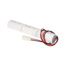 Emergency light battery 3.6v NiCd 4500mAh Mono L1x3 with cable and plug