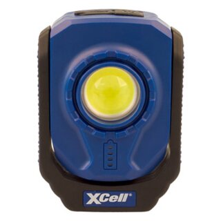 XCell Work Pocket 6W LED-Akku-Leuchte 360° schwenkbar mit Clip, beweglichem Haken Magnet, Micro-USB Ladebuchse
