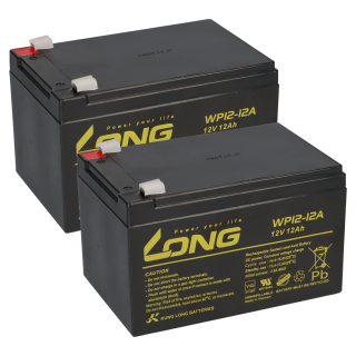 Akkuset für Hill-Rom Versa Care - 2x 12V 12Ah